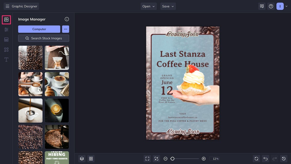 Replacing poster image with store photo.